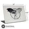 DC Comics Batman Skeleton diagram Art Universal Laptop 16in (13 x 9.4in) Skin